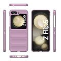For Samsung Galaxy Z Flip5 5G Magic Shield Fold PC Shockproof Phone Case(Purple)