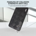 For Samsung Galaxy S24 5G ABEEL Weave Plaid PU Phone Case(Black)