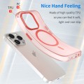 For iPhone 14 Pro MagSafe Frosted Translucent TPU + PC Full Coverage Phone Case(Red)