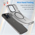 For iPhone 13 Pro MagSafe Frosted Translucent TPU + PC Full Coverage Phone Case(Black)