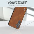 For Samsung Galaxy S24 5G ABEEL Retro Texture PU Phone Case(Brown)