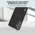 For Samsung Galaxy S24+ 5G ABEEL Retro Texture PU Phone Case(Black)