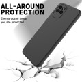 For Hisense A362 Pure Color Liquid Silicone Shockproof Phone Case(Black)