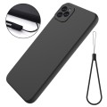 For Hisense U964 Pure Color Liquid Silicone Shockproof Phone Case(Black)