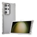 For Samsung Galaxy S24 Ultra 5G Frosted PC+TPU Phone Case with Back Clip(Transparent Black)