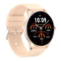 YK02 1.43 inch AMOLED Screen Smart Watch, BT Call / Heart Rate / Blood Pressure / Blood Oxygen(Gold)