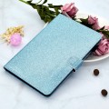 For Lenovo Tab P12 2023 / TB370FU Varnish Glitter Powder Smart Leather Tablet Case(Blue)