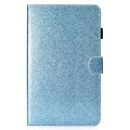 For Lenovo Tab M11/ Xiaoxin Pad 11 2024 Varnish Glitter Powder Smart Leather Tablet Case(Blue)