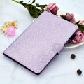 For Lenovo Tab M11/ Xiaoxin Pad 11 2024 Varnish Glitter Powder Smart Leather Tablet Case(Purple)