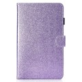 For Lenovo Tab M11/ Xiaoxin Pad 11 2024 Varnish Glitter Powder Smart Leather Tablet Case(Purple)