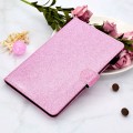 For Lenovo Tab M11/ Xiaoxin Pad 11 2024 Varnish Glitter Powder Smart Leather Tablet Case(Pink)