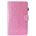 For Lenovo Tab M11/ Xiaoxin Pad 11 2024 Varnish Glitter Powder Smart Leather Tablet Case(Pink)