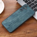 For Samsung Galaxy A34 5G AZNS 3D Embossed Skin Feel Phone Case(Dark Green)