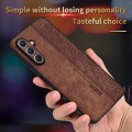 For Samsung Galaxy A55 5G AZNS 3D Embossed Skin Feel Phone Case(Brown)