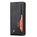 For Samsung Galaxy S24 Ultra 5G Knead Skin Texture Flip Leather Phone Case(Black)