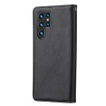 For Samsung Galaxy S24 Ultra 5G Knead Skin Texture Flip Leather Phone Case(Black)