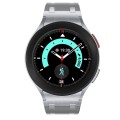 For Samsung Galaxy watch 4 / 5 / 6 AP Series Liquid Silicone Watch Band(Silver Grey)