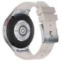 For Samsung Galaxy watch 4 / 5 / 6 AP Series Liquid Silicone Watch Band(Silver Starlight)