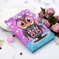 For Lenovo Tab P12 2023 / TB370FU Coloured Drawing Stitching Smart Leather Tablet Case(Owl)