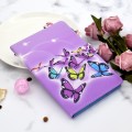 For Lenovo Tab P12 2023 / TB370FU Coloured Drawing Stitching Smart Leather Tablet Case(Butterfly)