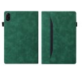 For Honor Pad X9/X8 Pro Splicing Shockproof Leather Tablet Case(Green)