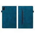For Honor Pad X9/X8 Pro Splicing Shockproof Leather Tablet Case(Blue)