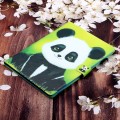 For Lenovo Tab P12 2023 / TB370FU Coloured Drawing Stitching Smart Leather Tablet Case(Panda)