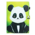 For Lenovo Tab P12 2023 / TB370FU Coloured Drawing Stitching Smart Leather Tablet Case(Panda)