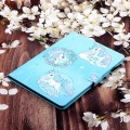 For Lenovo Tab P12 2023 / TB370FU Coloured Drawing Stitching Smart Leather Tablet Case(Unicorn)