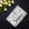 For Lenovo Tab P12 2023 / TB370FU Coloured Drawing Stitching Smart Leather Tablet Case(Tower Butterf