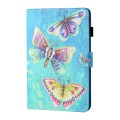 For Lenovo Tab P12 2023 / TB370FU Coloured Drawing Stitching Smart Leather Tablet Case(Colorful Butt