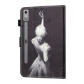 For Lenovo Tab P12 2023 / TB370FU Coloured Drawing Stitching Smart Leather Tablet Case(Star Girl)