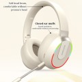 L850 Foldable ENC Noise Reduction Wireless Bluetooth Earphone with Microphone(White)