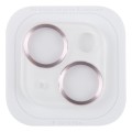 For iPhone 15 Plus / 15 Tempered Glass CD Texture Back Camera Film(Pink)