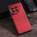 For OnePlus 12 Nylon Cloth Texture +TPU Phone Case(Red)