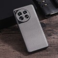 For OnePlus 12 Nylon Cloth Texture +TPU Phone Case(Grey)