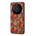 For Huawei Mate 60 Four Seasons Flower Language Series TPU Phone Case(Summer Red)