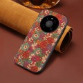 For Huawei Mate 40 Four Seasons Flower Language Series TPU Phone Case(Summer Red)