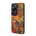For Huawei P60 / P60 Pro Four Seasons Flower Language Series TPU Phone Case(Autumn Yellow)