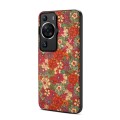For Huawei P60 / P60 Pro Four Seasons Flower Language Series TPU Phone Case(Summer Red)