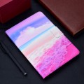 For Lenovo Tab P12 2023 / TB370FU Voltage Coloured Drawing Smart Leather Tablet Case(Pink Beach)