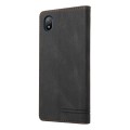 For Sony Xperia Ace III Skin Feel Anti-theft Brush Horizontal Flip Leather Case with Holder(Black)