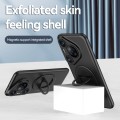 For Huawei Pura 70 Ultra Magsafe Hidden Fold Holder Full Coverage Shockproof Phone Case(Grey)