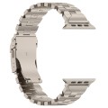 For Apple Watch Series 9 41mm Butterfly Type Titanium Steel Watch Band(Titanium)