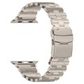 For Apple Watch SE 40mm Butterfly Type Titanium Steel Watch Band(Titanium)