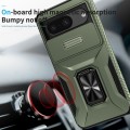 For Google Pixel 8 Sliding Camshield Holder Phone Case(Alpine Green)