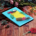 For Lenovo Tab M11/ Xiaoxin Pad 11 2024 Voltage Coloured Drawing Smart Leather Tablet Case(Pineapple
