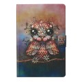For Lenovo Tab P12 2023 / TB370FU Voltage Coloured Drawing Smart Leather Tablet Case(Owl)