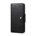 For iPhone 11 Pro Denior Cowhide Texture Wallet Style Leather Phone Case(Black)