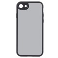 For iPhone SE 2022 / 2020 / 8 / 7 Fine Pore Matte Black TPU + PC Phone Case